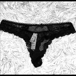 Black VS Sheer Panties (UNWORN W/TAGS)